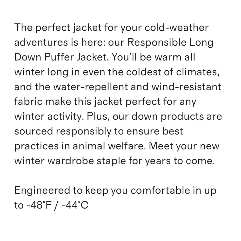 Quince Black Puffer Coat - Picture 8 of 8